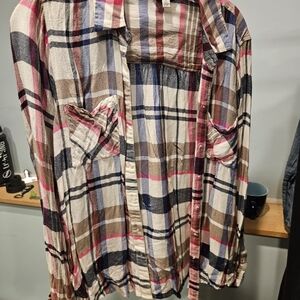 Lucky Brand Multicolor Plaid Shirt